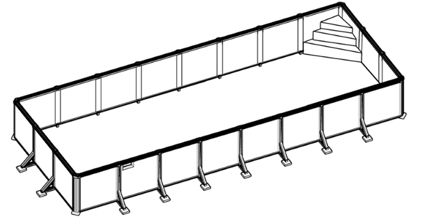 corner step entry system